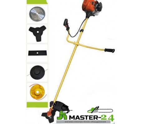 Бензокоса Искра ИБТ-4850 Ижевск Professional (3 ножа+2 лески+ранец)